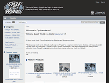 Tablet Screenshot of cycleworks.net