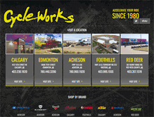Tablet Screenshot of cycleworks.com