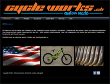Tablet Screenshot of cycleworks.ch